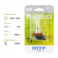 Галогенная лампа MTF Light H11, 12V, 55W