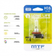 Галогенная лампа MTF Light H16, 12V, 19W
