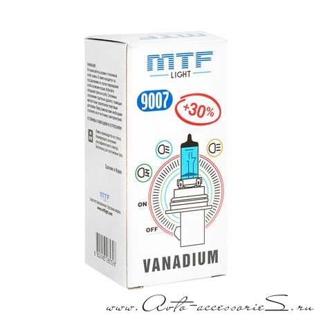   MTF Light  VANADIUM HB5(9007), 12V, 65/55W